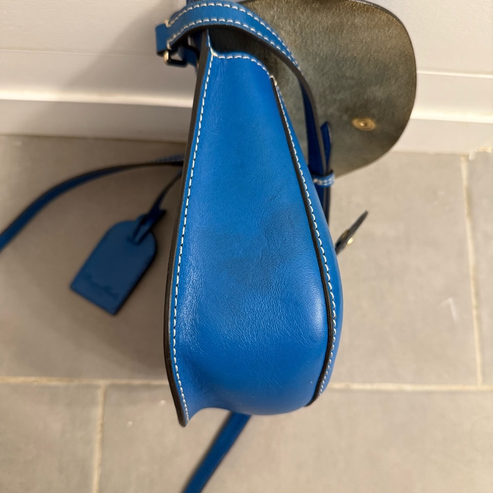 Dooney & Bourke Blue Leather Crossbody Bag - Picture 7 of 9